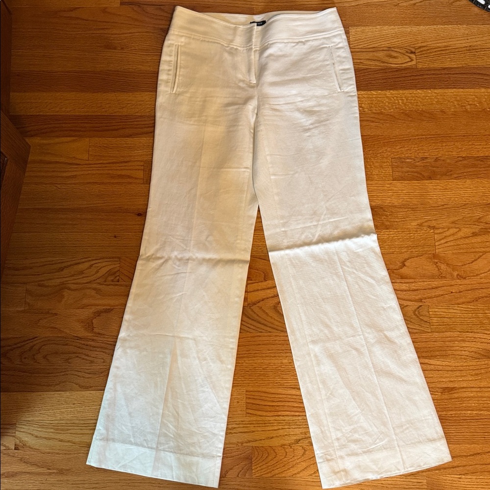 J. Crew Cream Boot Cut Pants